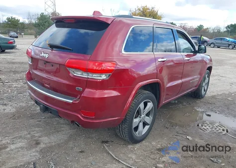 2014 Jeep Grand Cherokee Overland из США, поврежденный, VIN 1C4RJFCG9EC555440